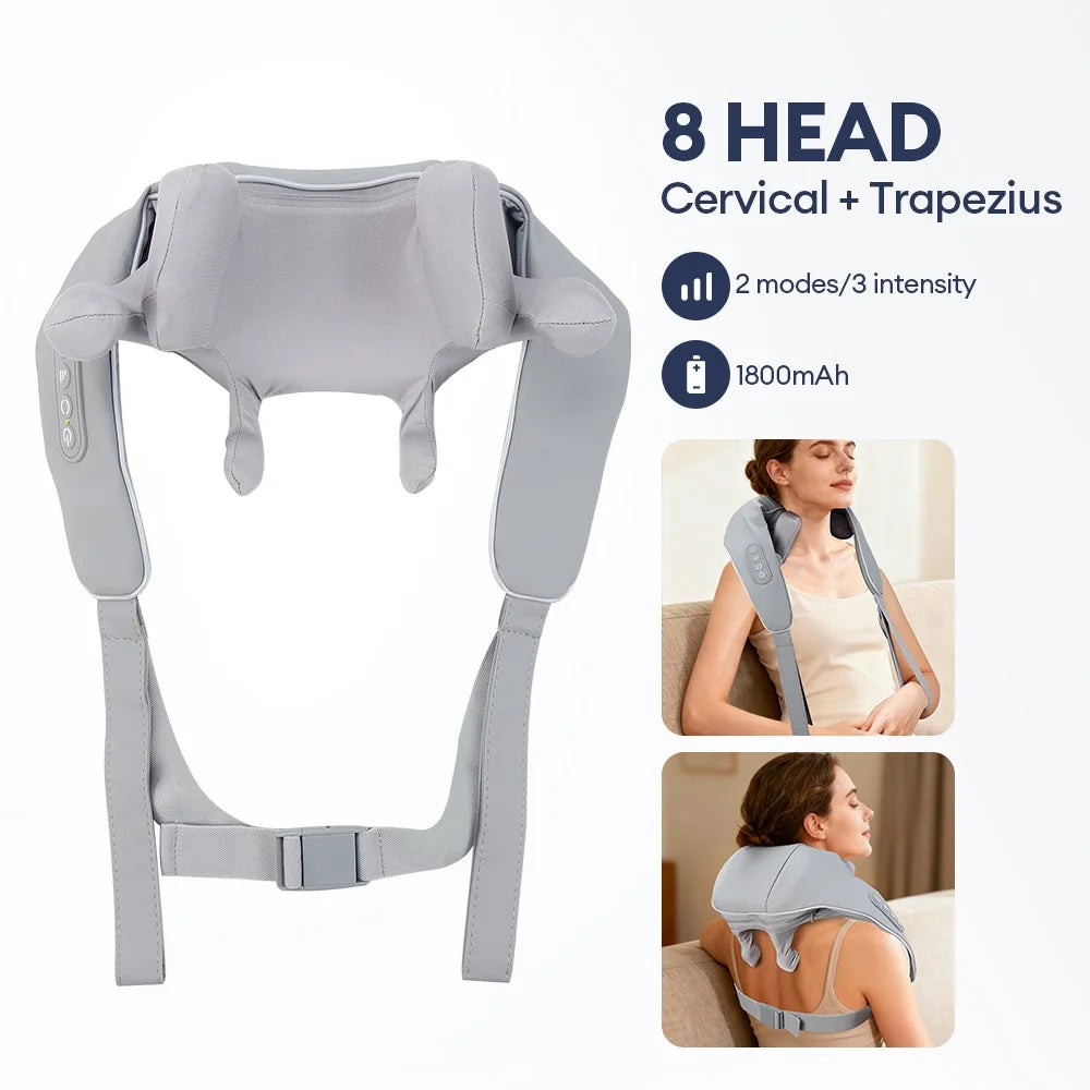 CowLost | activewear-pants-8-head-wireless-neck-and-shoulder-kneading-massage-shawl |10