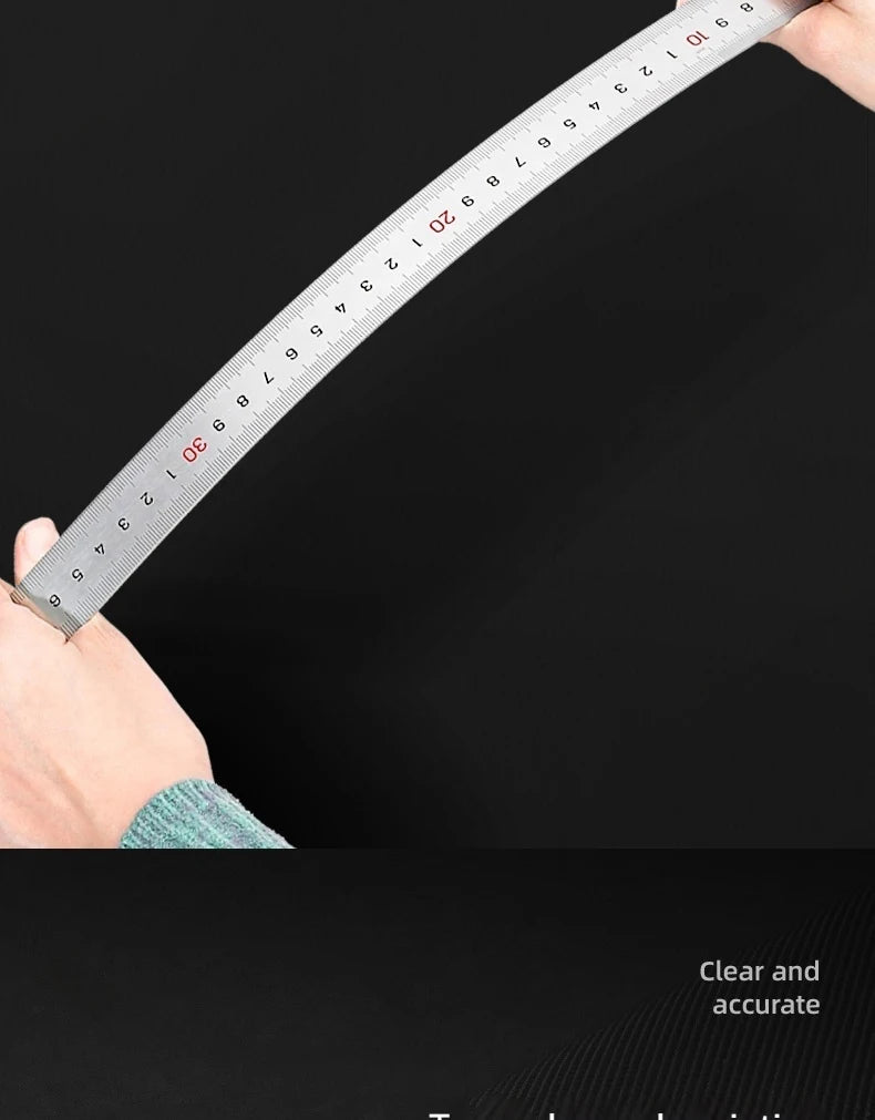 CowLost | deli-stainless-steel-ruler-for-students-and-woodworkers |8