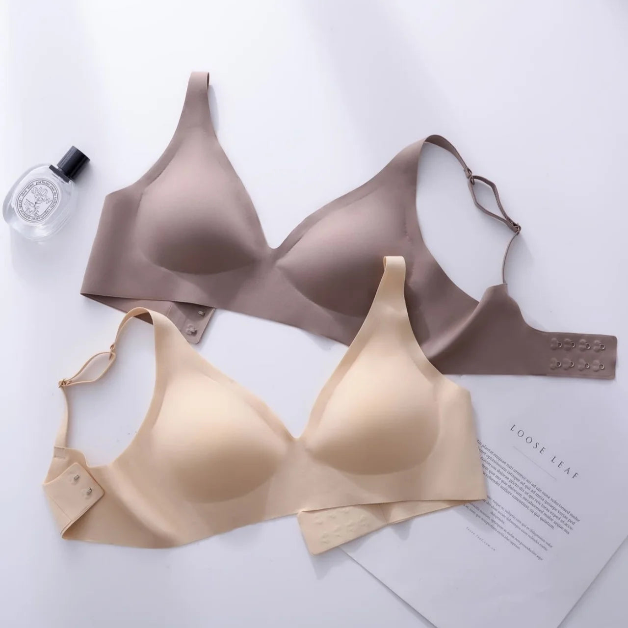 CowLost | 3pcs-set-seamless-bras-wire-free-brassiere-women-underwear-female-sexy-lingerie-plunge-underwear-sleepwears-intimates |1