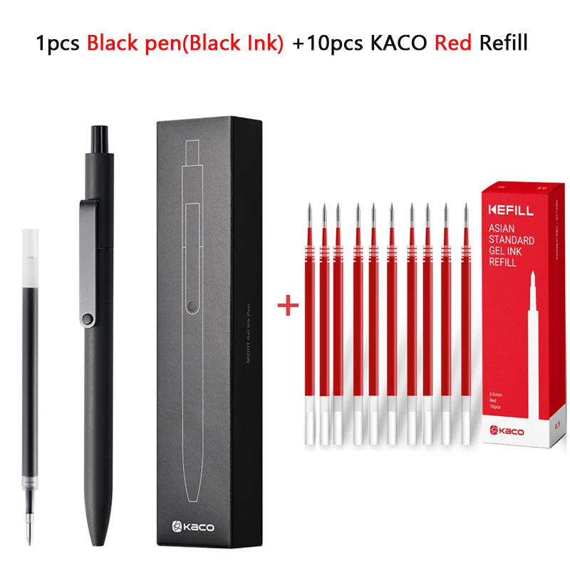 CowLost | product_id-kaco-midot-0-5mm-black-gel-ink-pen-quick-dry-metal-clip-premium-design |15