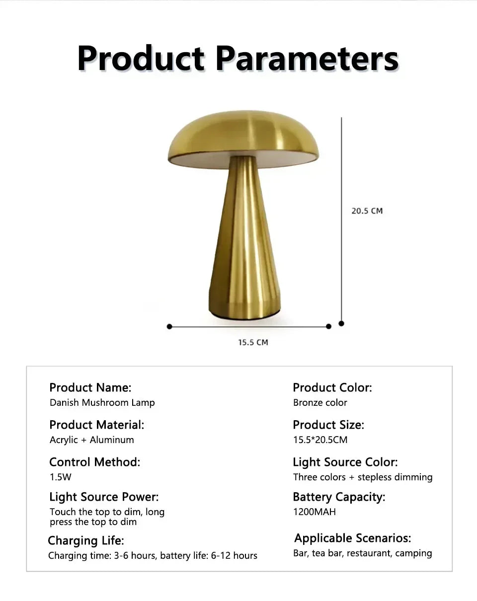 CowLost | product_id-retro-mushroom-led-touch-sensor-rechargeable-table-lamp-for-bedroom-bar |18