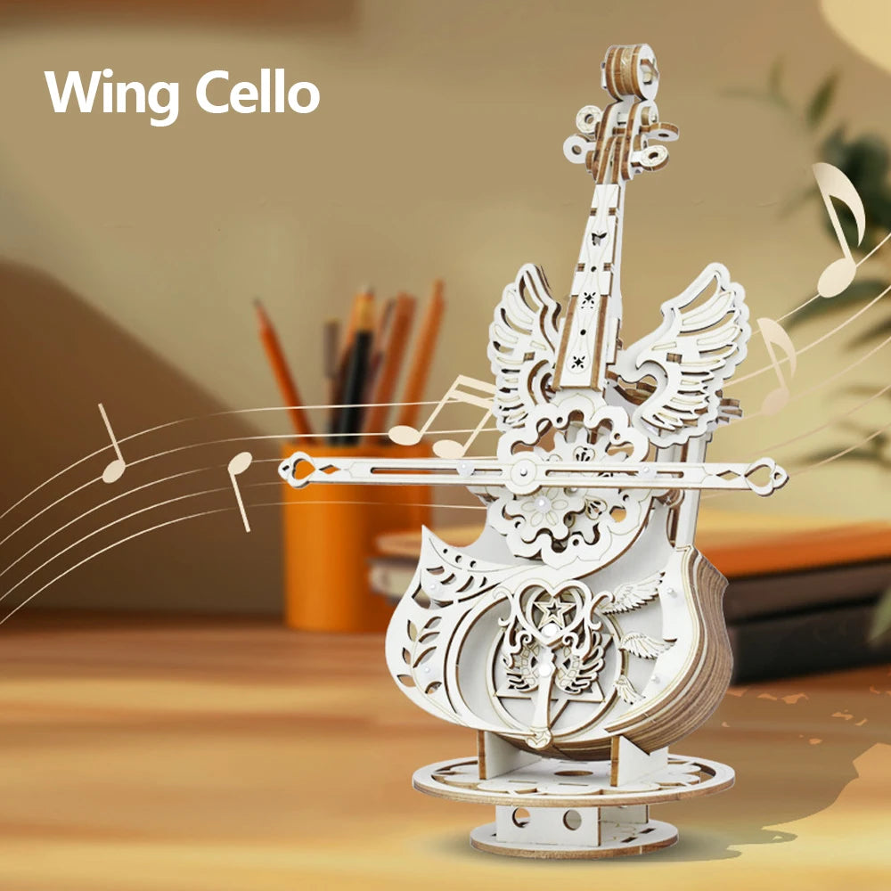 CowLost | 3d-puzzle-wooden-cello-model-diy-assembly-violin-music-box-building-kits-home-living-room-decor-crafts-gift-for-adults-kids |4