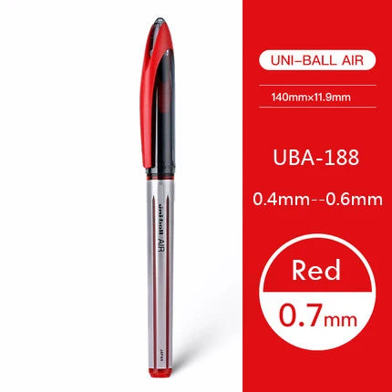 CowLost | product_id-japanese-uni-uba-188-gel-pens-0-5-0-7mm-black-red-blue-smooth-writing-for-school-office |18