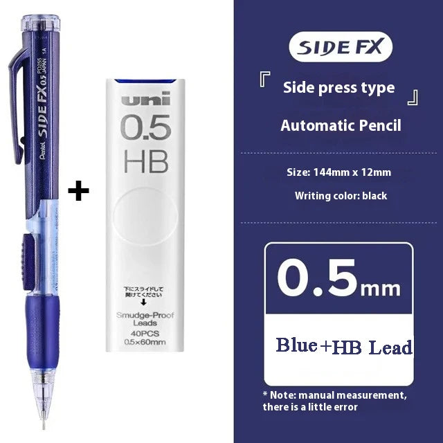 CowLost | product_id-pentel-japan-pd255-0-5mm-mechanical-pencil-side-push-non-retractable-for-drawing-and-sketching |16