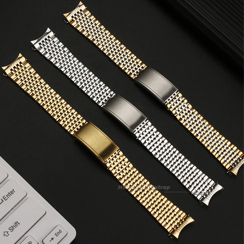 CowLost | product_id-curved-end-stainless-steel-omega-seamaster-replacement-bracelet-18-20mm-unisex-strap |6