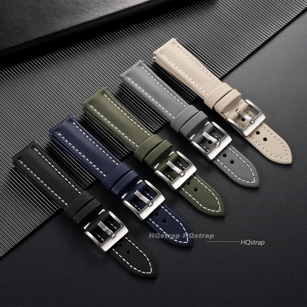 CowLost | bracelets-product_id-premium-waterproof-sailcloth-nylon-watch-strap-18-22mm-quick-release-bracelet |2
