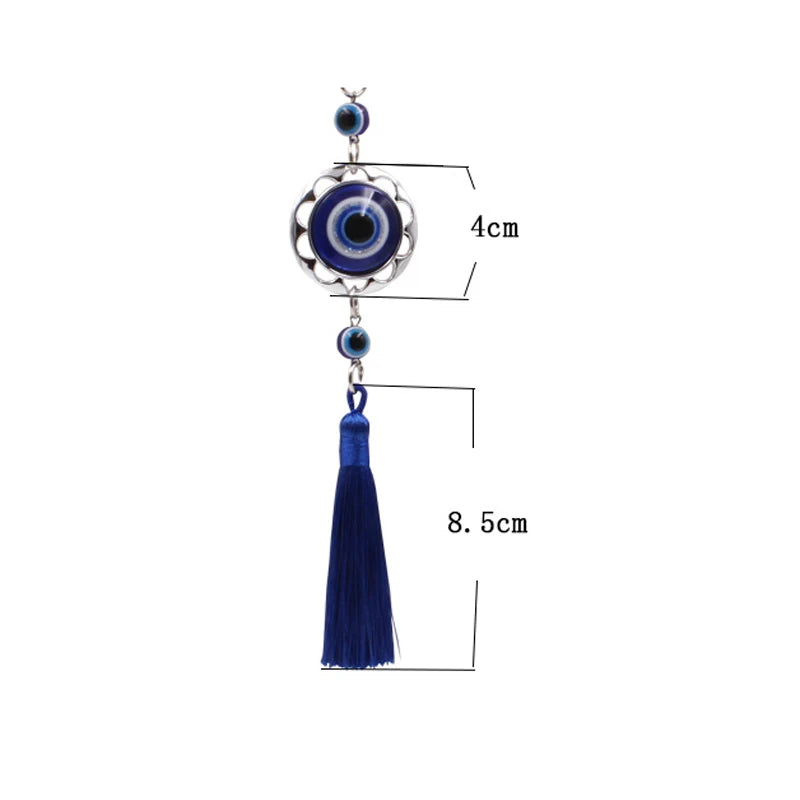 CowLost | product_id-blue-evil-eye-crystal-tassel-car-rearview-mirror-pendant-halloween-talisman-gift |6