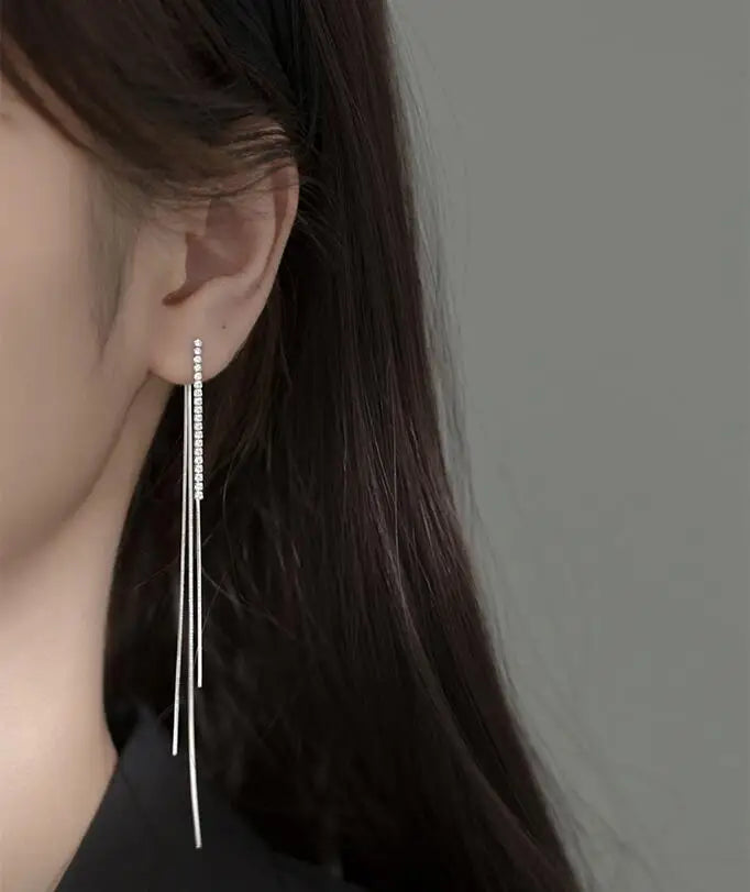 CowLost | vintage-long-tassel-geometric-square-drop-earrings-for-women |54
