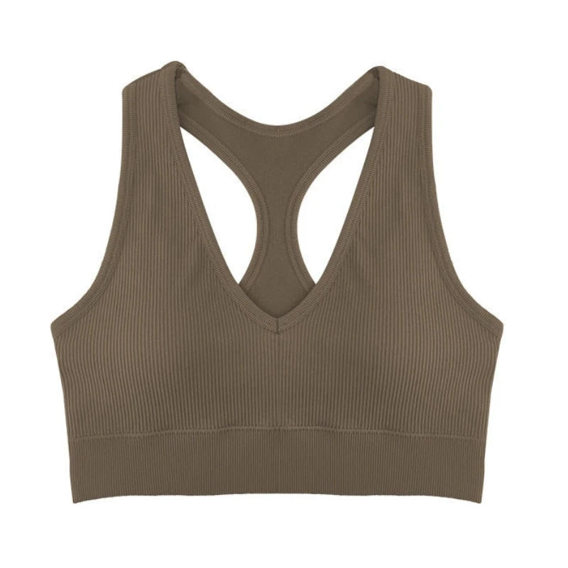 CowLost | product_id-2pcs-seamless-wireless-padded-y-back-breathable-sports-bras-for-women |11