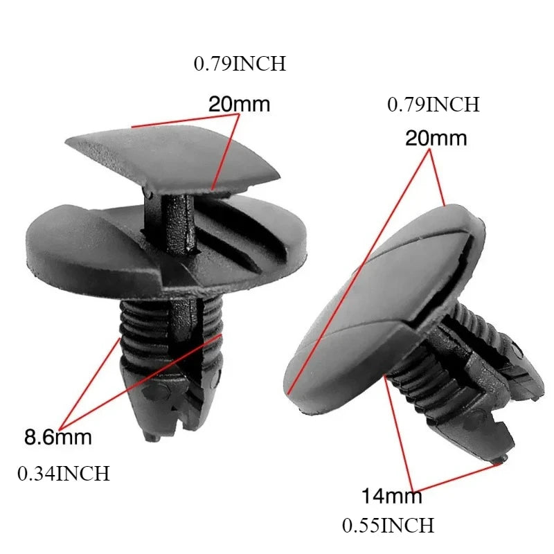 CowLost | product_id-20pcs-peugeot-citroen-car-mudguard-wheel-arch-fixing-clips-bumper-rivets |2