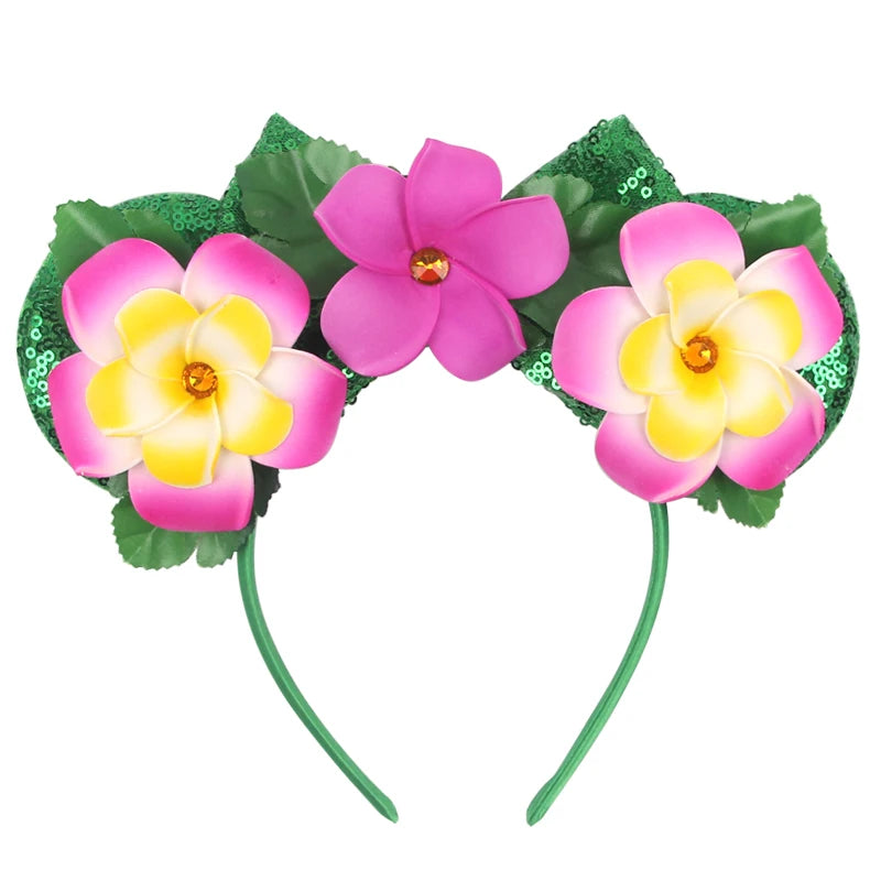 CowLost | cartoon-lilo-stitch-head-band-girls-sequins-bow-hairband |58
