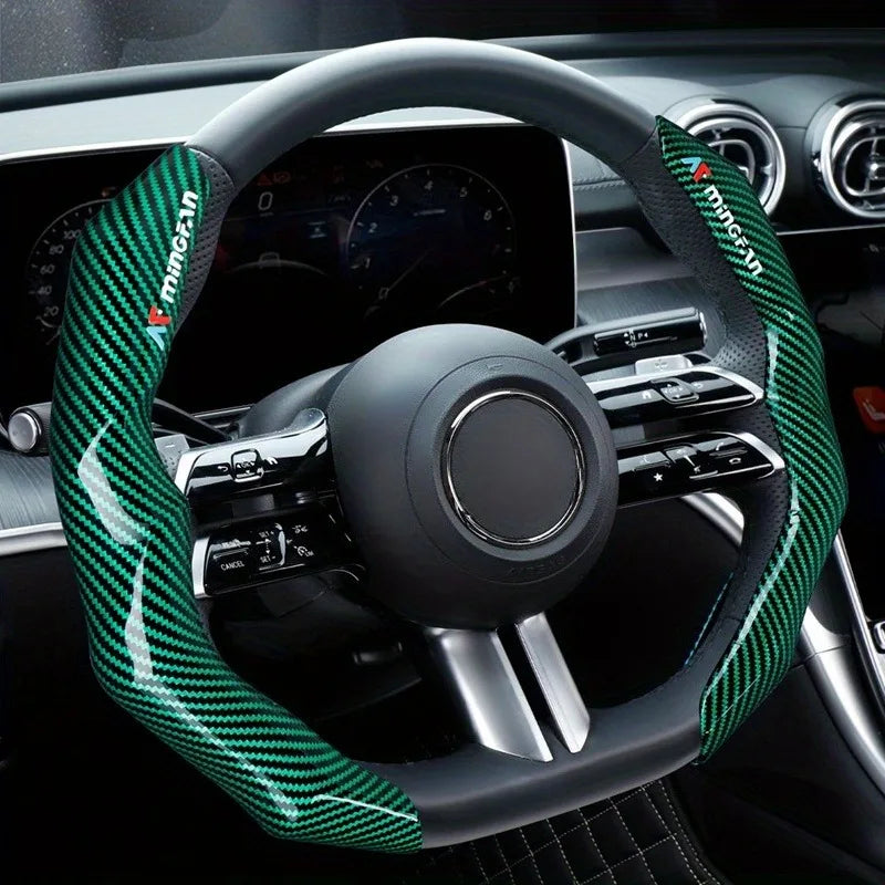 CowLost | luxury-carbon-fiber-steering-wheel-cover |2