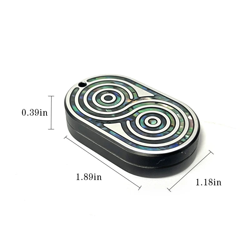 CowLost | fritillary-material-fidget-slider-autism-adhd-metal-edc-fidget-toys-office-desk-toys-anxiety-stress-relief-toys-adult-gift |6