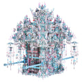 CowLost | fencing-barriers-piececool-3d-metal-puzzle-pearl-pink-bridal-sedan-chair-model-kit |1