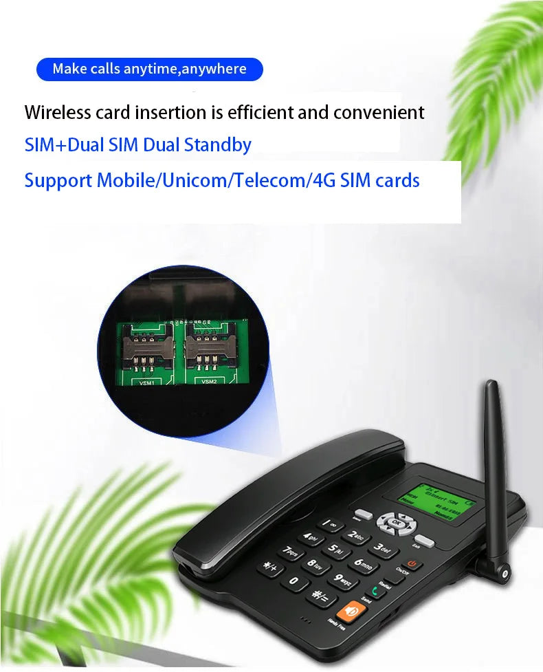 CowLost | cordless-phone-batteries-product_id-4g-2-sim-lithium-battery-cordless-fixed-wireless-phone-volte-hd-call-sms-dtmf |7