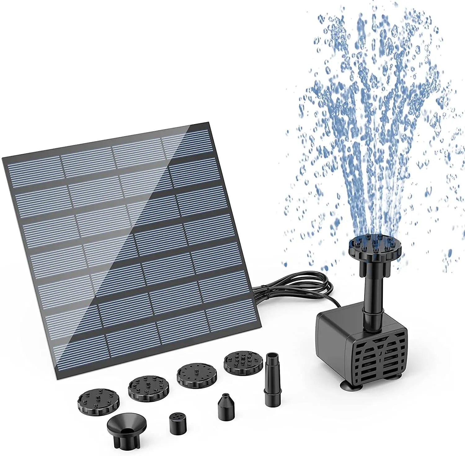 CowLost | product_id-2-5w-solar-water-pump-fountain-with-6-nozzles-and-4ft-pipe-for-garden-pond-bird-bath |18