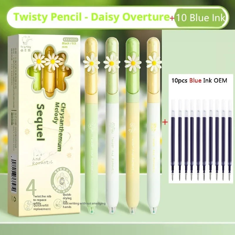 CowLost | product_id-4-pack-kawaii-retractable-gel-pens-0-5mm-fast-drying-spinning-twist-pen-for-school-journaling |16