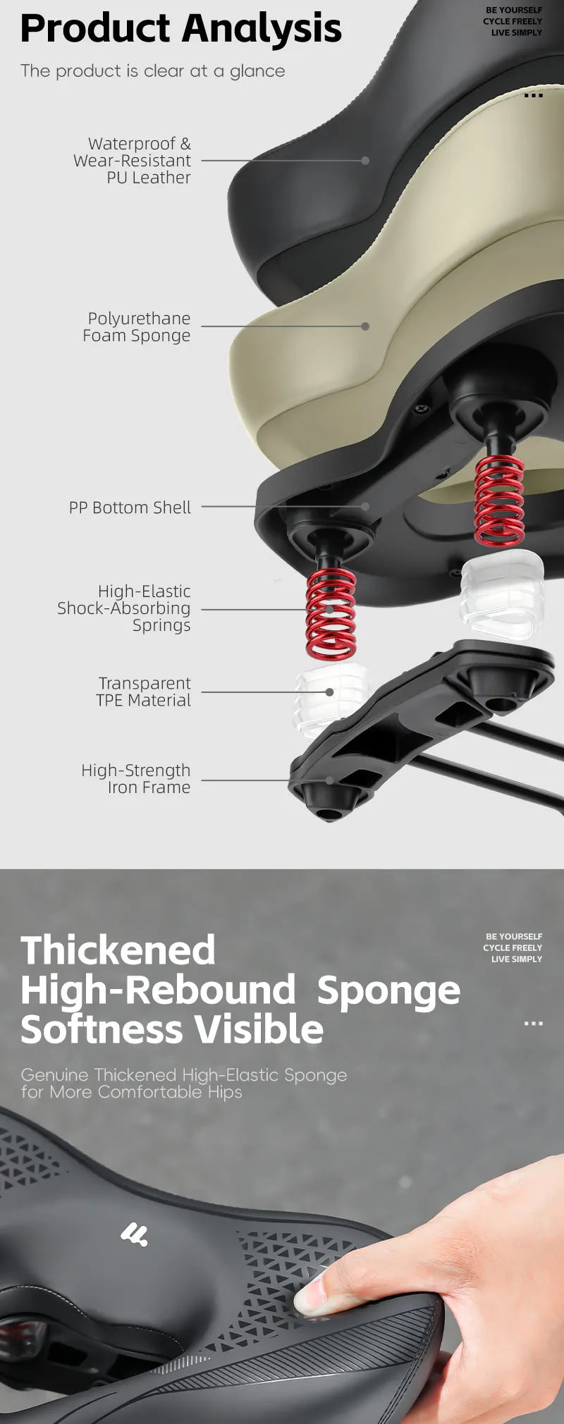 CowLost | west-biking-widen-bicycle-saddle-ergonomic-thick-comfortable-bike-saddle-shock-absorbtion-mtb-e-bike-cushion-bicycle-accessories |57