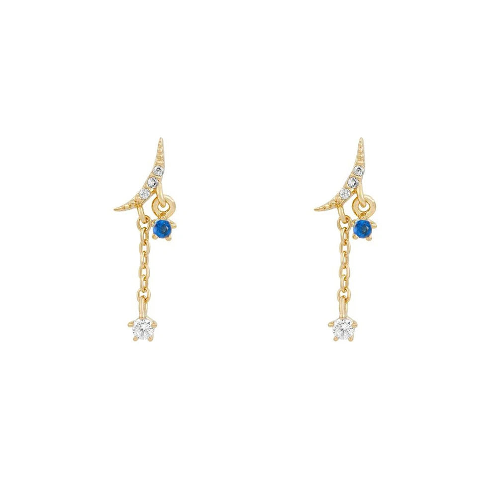 CowLost | business-card-cases-stainless-steel-cubic-zirconia-chain-hoop-earrings-for-women |38