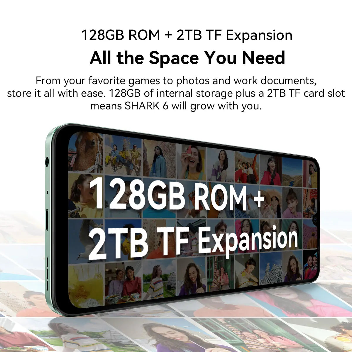 CowLost | blackview-shark-6-5g-smartphone-android-15-unisoc-t8100-mobile-phone-6-88-120hz-display-8gb-128gb-5000mah |6