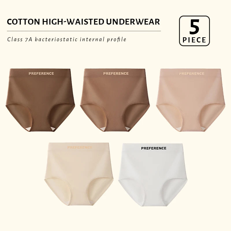 CowLost | product_id-fallsweet-5-pack-plus-size-womens-seamless-mid-rise-briefs |12