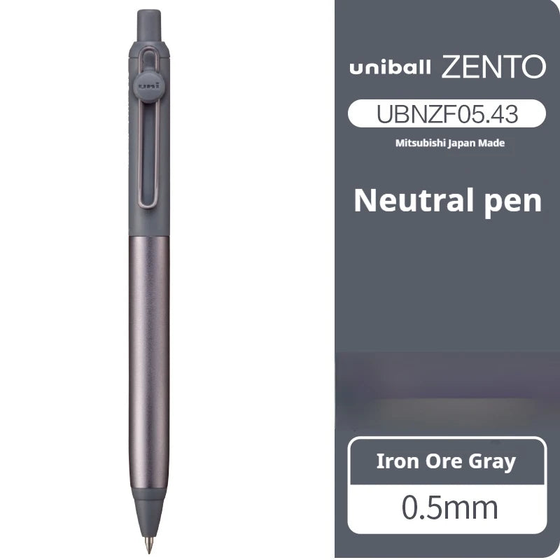 CowLost | product_id-uni-zento-flow-metal-grip-gel-pen-0-38-0-5mm-black-ink-smooth-writing-for-business-journals |41