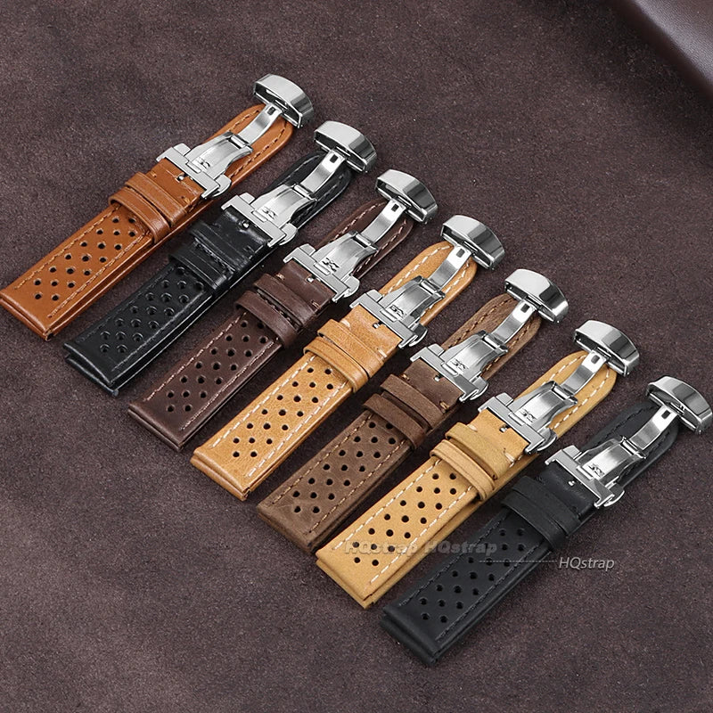 CowLost | watch-bands-product_id-genuine-cowhide-leather-watchbands-18mm-22mm-with-butterfly-buckle-wristwatch-strap |2