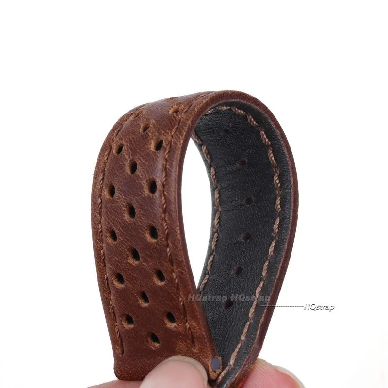 CowLost | product_id-breathable-genuine-cowhide-leather-watch-strap-18mm-22mm-for-tag-heuer-seiko-replacement |6