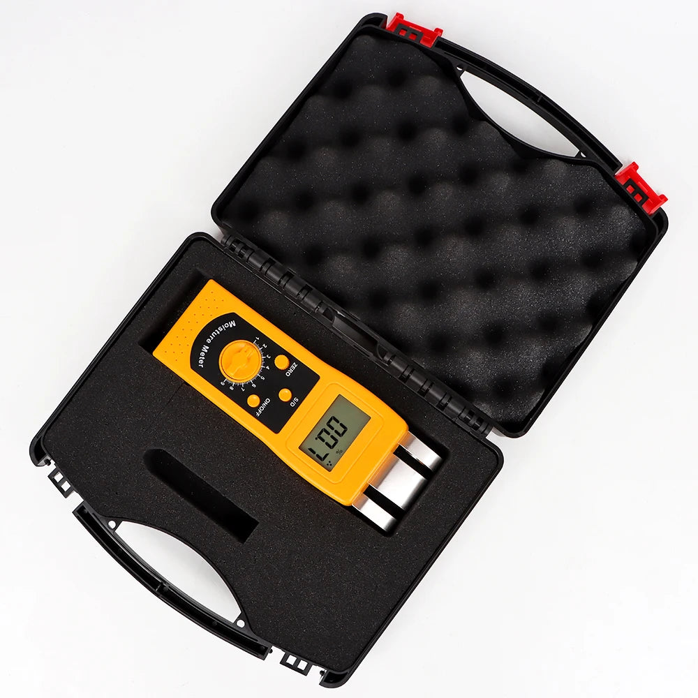 DM200 Portable Digital Multifunctional Moisture Meter for Wood, Paper, Concrete, and Meat