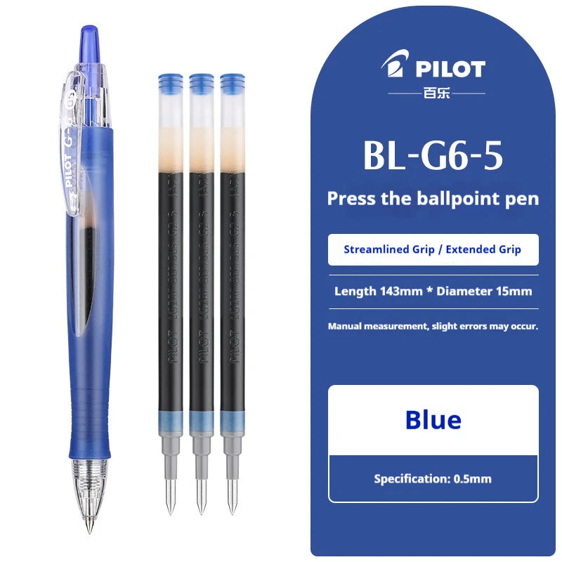 CowLost | product_id-pilot-g-6-0-5mm-gel-pen-with-comfort-grip-black-red-blue-ink-smooth-writing-needle-point |20