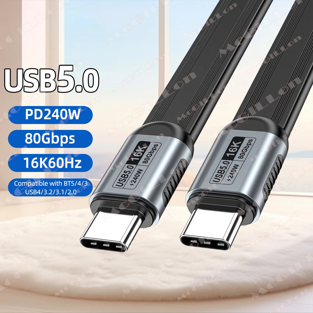 CowLost | product_id-pd240w-usb-5-0-type-c-to-type-c-cable-80gbps-thunderbolt-5-16k-60hz-fast-charging-for-iphone-17-pro-max-macbook |1