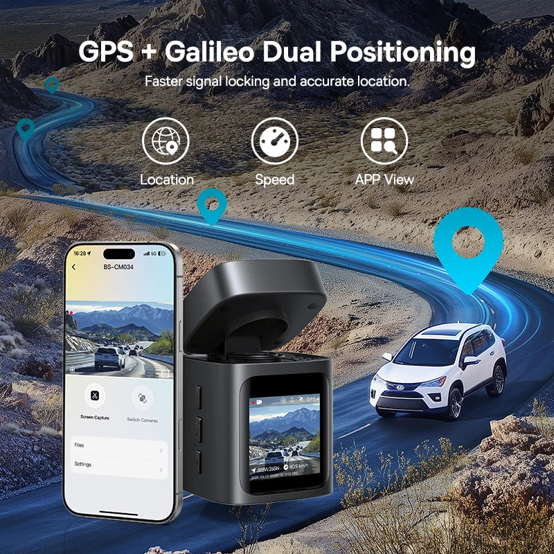 CowLost | baseus-3k-dash-cam-vd1-front-and-rear-cam-hd |6