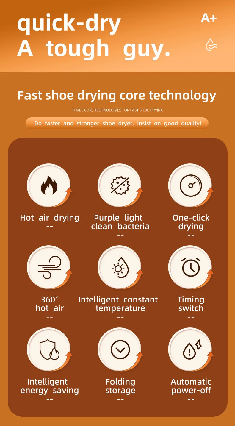 CowLost | product_id-homefish-intelligent-shoe-dryer-with-adjustable-timer-quick-dry-deodorize-sterilize |9