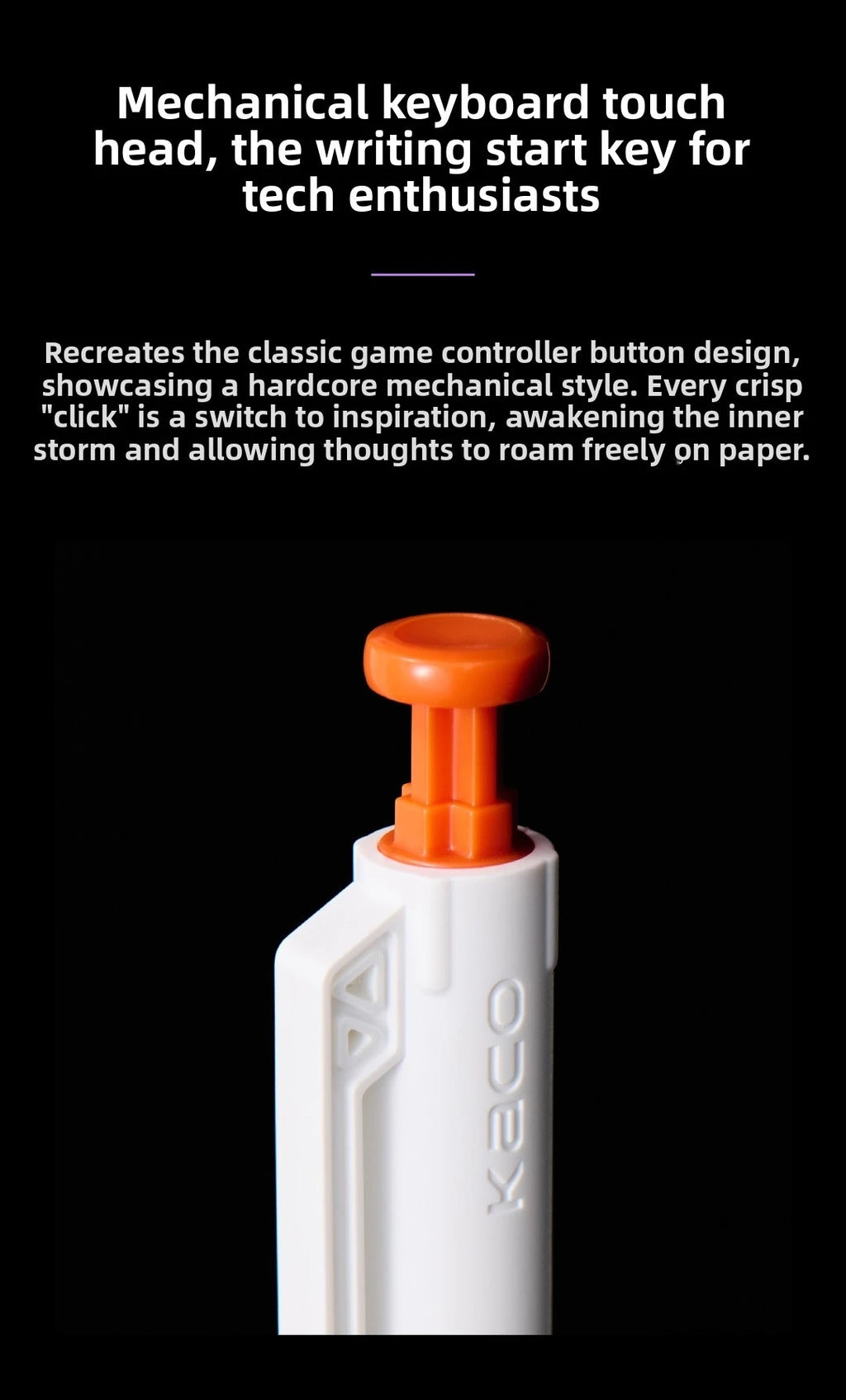 CowLost | product_id-kaco-on-zero-0-5mm-black-retractable-refillable-gel-pen-smooth-writing |12