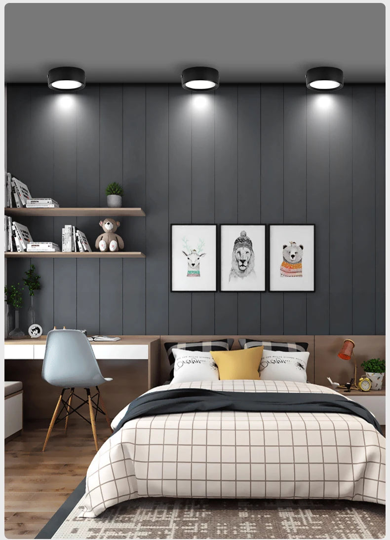 CowLost | seasonal-holiday-decorations-spot-led-ceiling-light-110-220v-surface-mounted-downlight-fixture |22