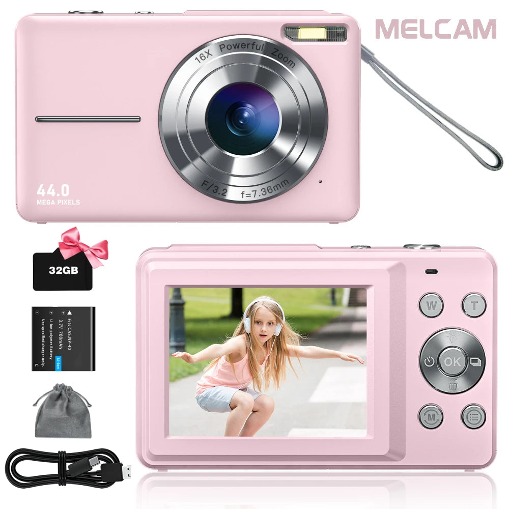 CowLost | 44mp-digital-camera-fhd-1080p-digital-camera-for-kids-with-32gb-sd-card |1