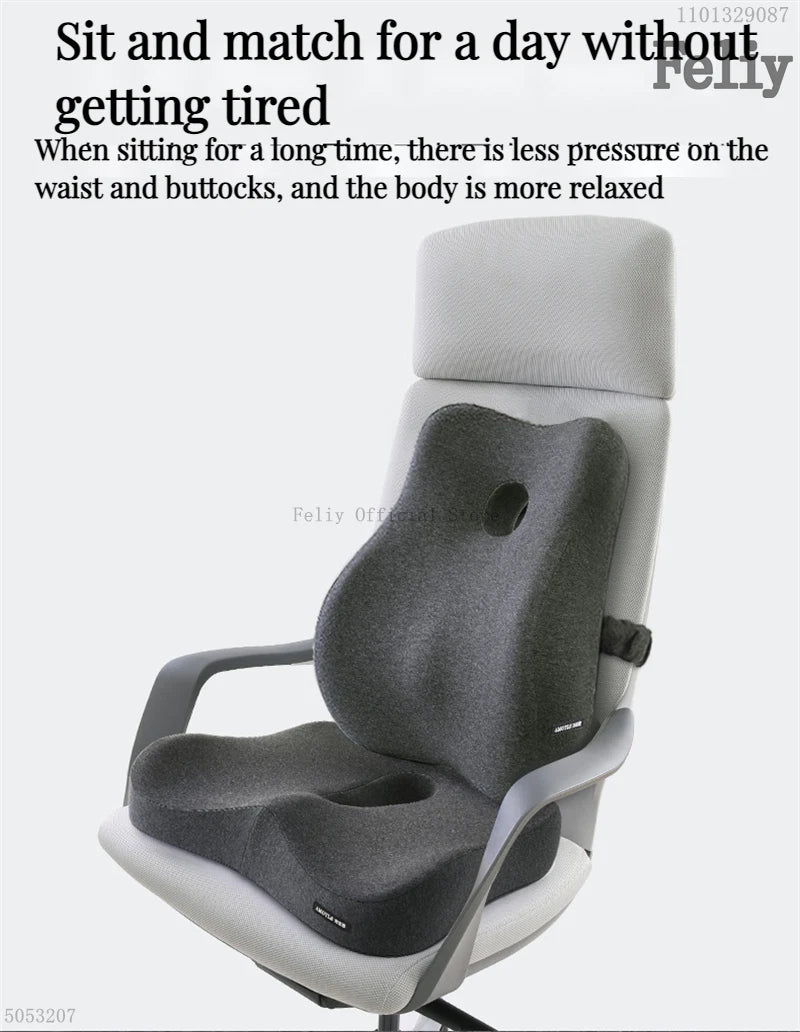 CowLost | memory-foam-office-chair-cushion-car-seat-support-waist-pillow-massage-lumbar-pain-relief-cushion-slow-rebound-orthopedic-pillow |19