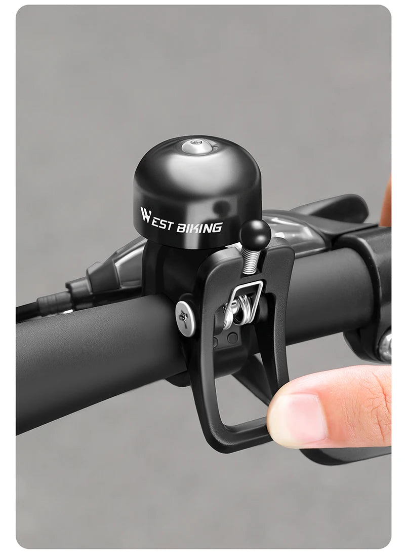 CowLost | west-biking-retro-bicycle-bell-mini-bicycle-handlebar-bell-aluminum-alloy-bike-horn-cycling-alarm-mtb-road |20
