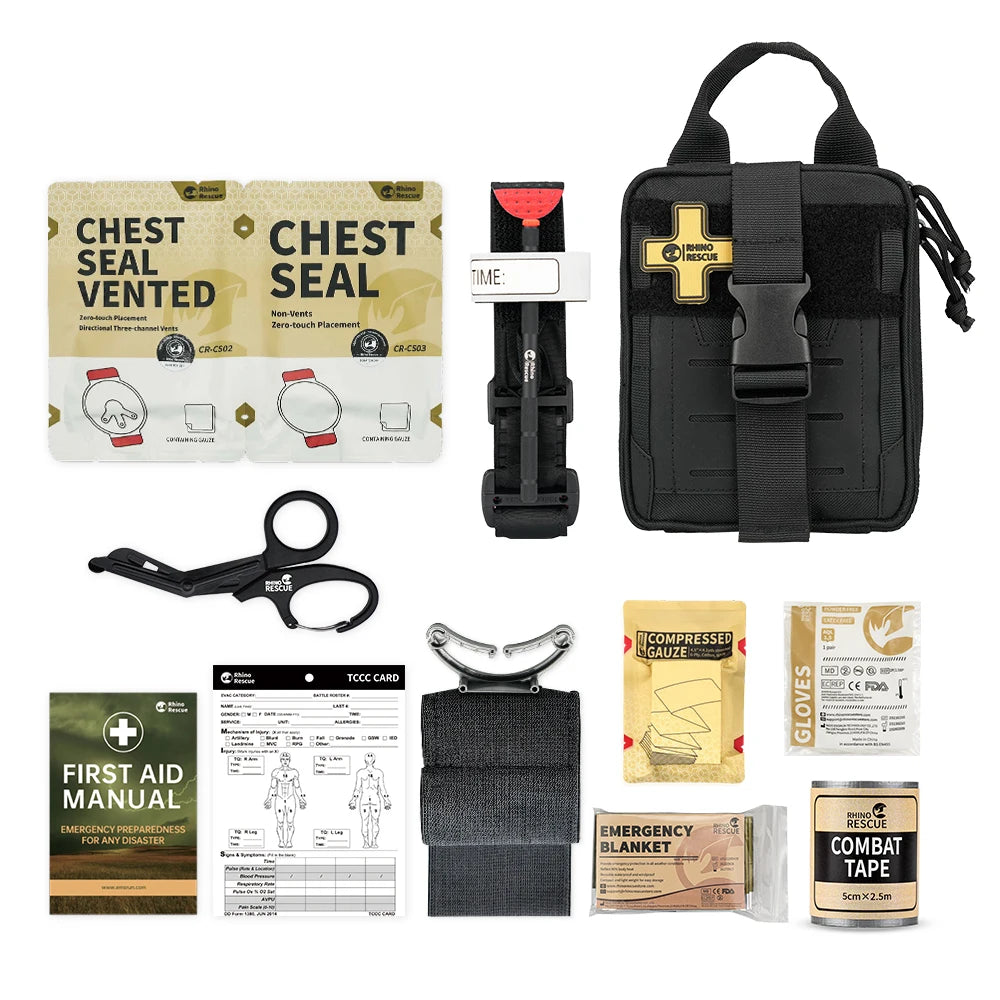 CowLost | sporting-goods-rhino-rescue-edc-ifak-survival-trauma-kit-molle-tactical-pouch |1