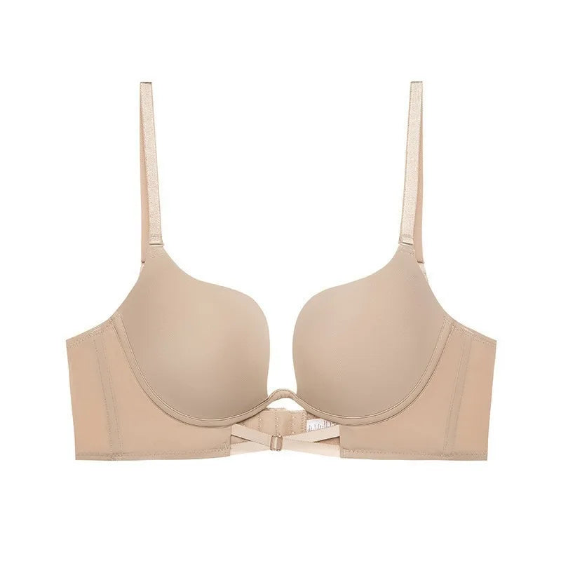 CowLost | product_id-push-up-non-wire-3-4-cup-deep-u-bra-for-women-soft-top-underwear |6