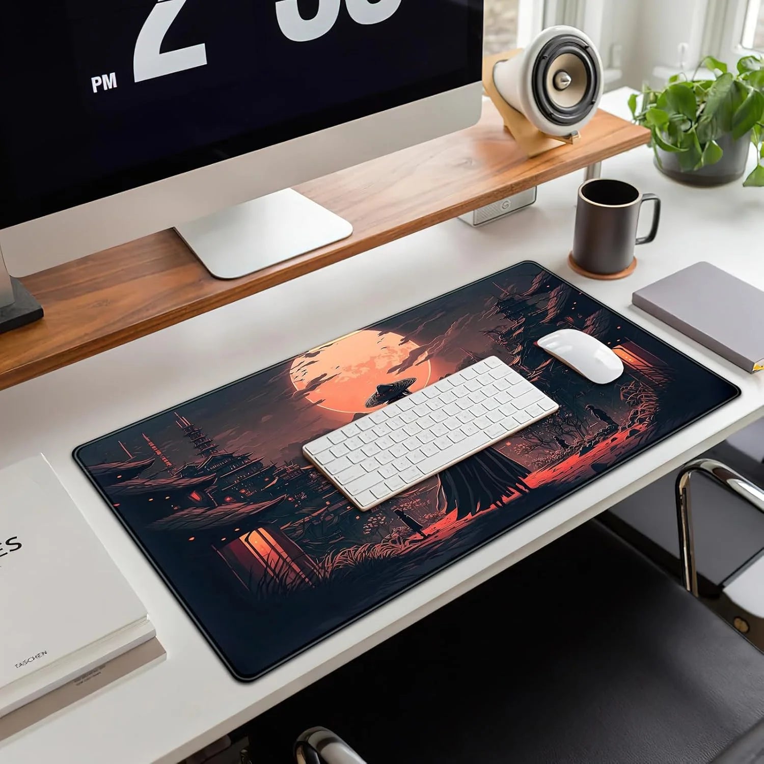 CowLost | uncategorized-japanese-samurai-xxl-mousepad-lock-edge-mat |2