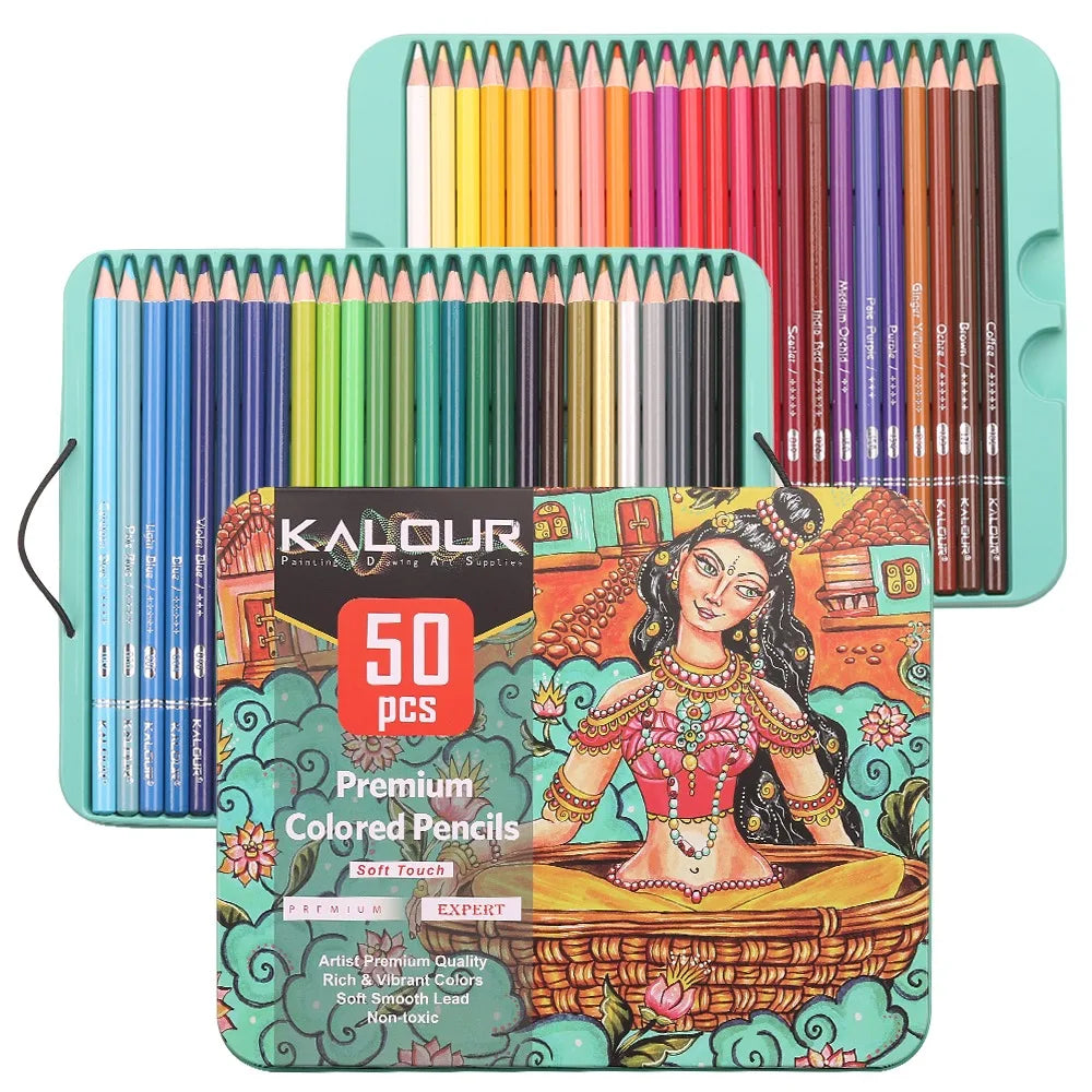 CowLost | art-pencils-product_id-kalour-oil-colored-pencils-set-50-300-pcs-professional-drawing-art-supplies |89