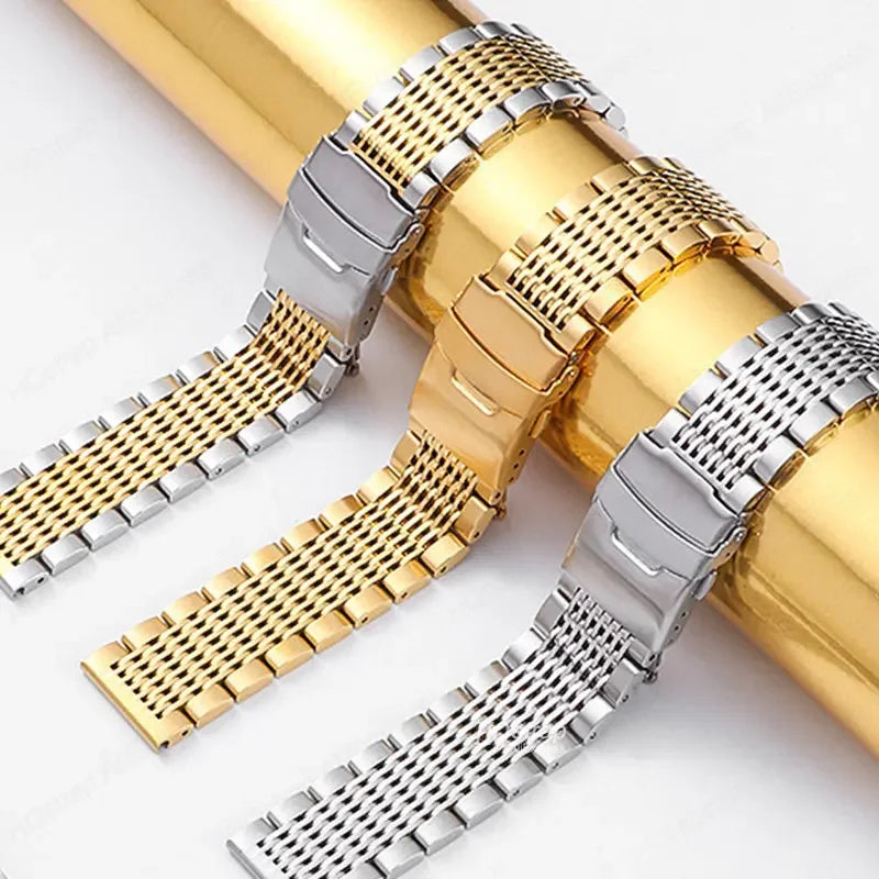 CowLost | product_id-universal-18mm-24mm-stainless-steel-metal-band-for-samsung-watch-3-4-5-seiko |5
