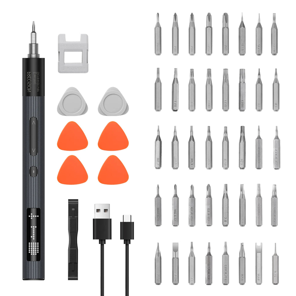 ORIA 50-in-1 Cordless Rechargeable Electric Precision Screwdriver Set for Phone Laptop Glasses Repair