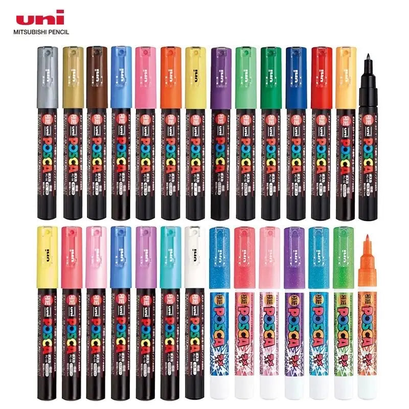 CowLost | product_id-uni-posca-pc-1m-fineliner-marker-pen-0-7mm-permanent-acrylic-paint-water-based-ink-single-color |1