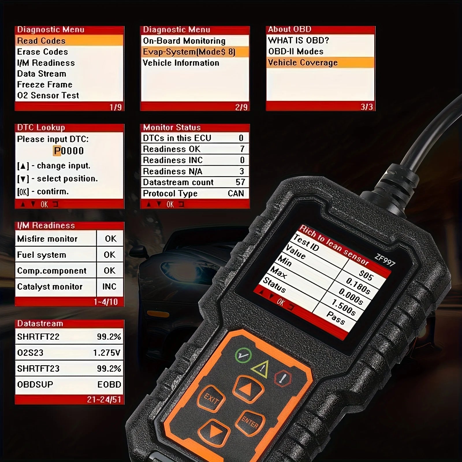 CowLost | electric-vehicle-ev-parts-accessories-jexiwe-obd2-automotive-diagnostic-tool-usb-powered-with-dtc-data-flow-support |5