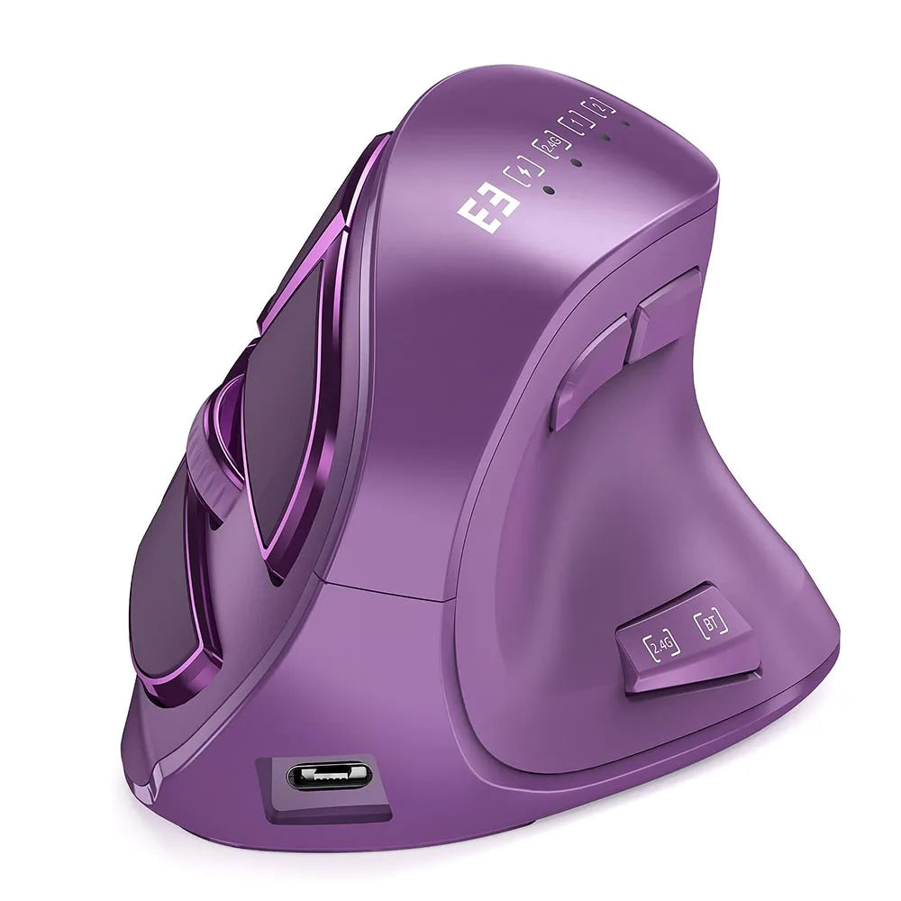 CowLost | product_id-seenda-vertical-ergonomic-wireless-mouse-bluetooth-5-0-2-4g-usb-rechargeable-for-pc-laptop-mac-ipad |16