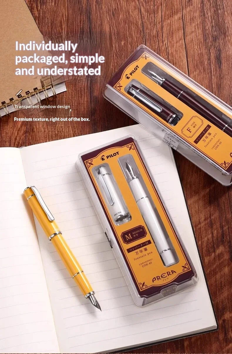 CowLost | product_id-japan-pilot-prera-limited-edition-fountain-pen-set-ergonomic-alloy-nib-0-5mm-includes-converter-ink-absorber |12