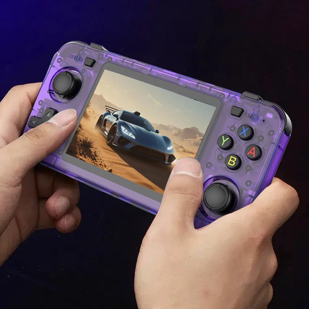 CowLost | game-timers-boyhom-r36h-retro-handheld-game-console-3-5-ips-linux-64g-128g |4