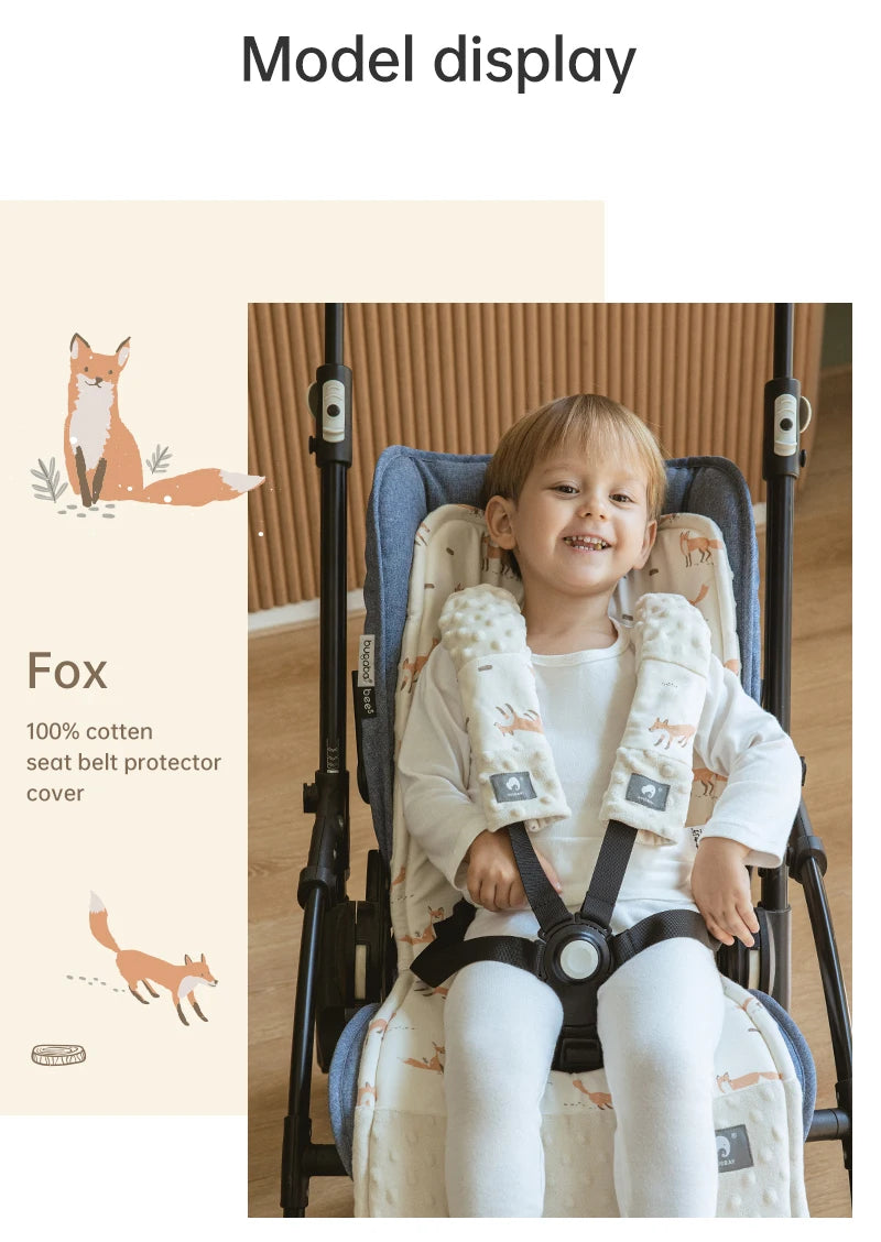 CowLost | seat-belt-cover-2pcs-set-baby-car-pram-belt-pad-kids-shoulder-protector |13